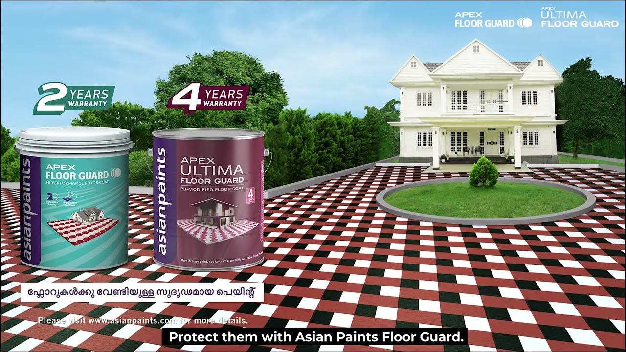 Asian Paints Floor Guard Toughest Paint for Your Floors Malayalam