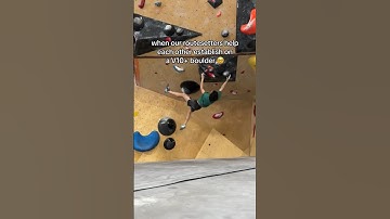 So cute 🥺 #bouldersession #routesetting