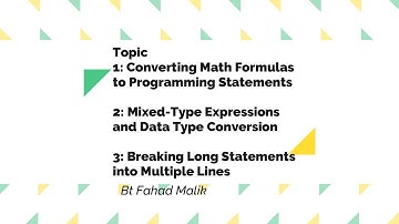 Chapter 2, Performing Calculation in Python Part 2 , BY Fahad Malik