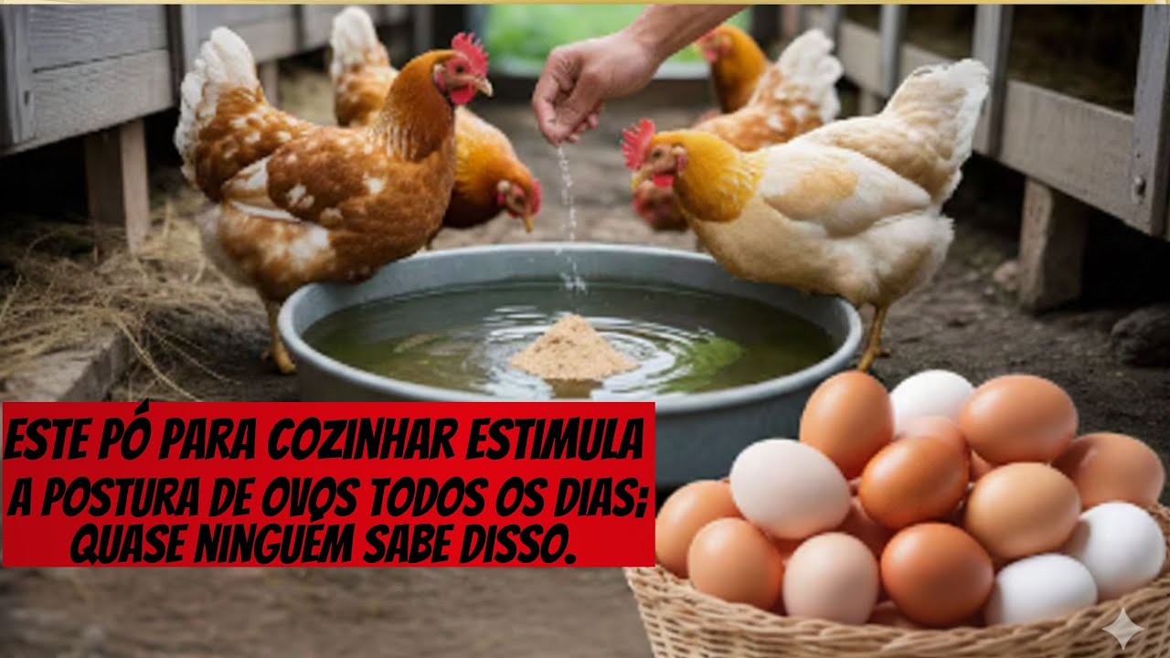 Se suas galinhas não estão botando ovos, experimente este truque com água e veja a diferença