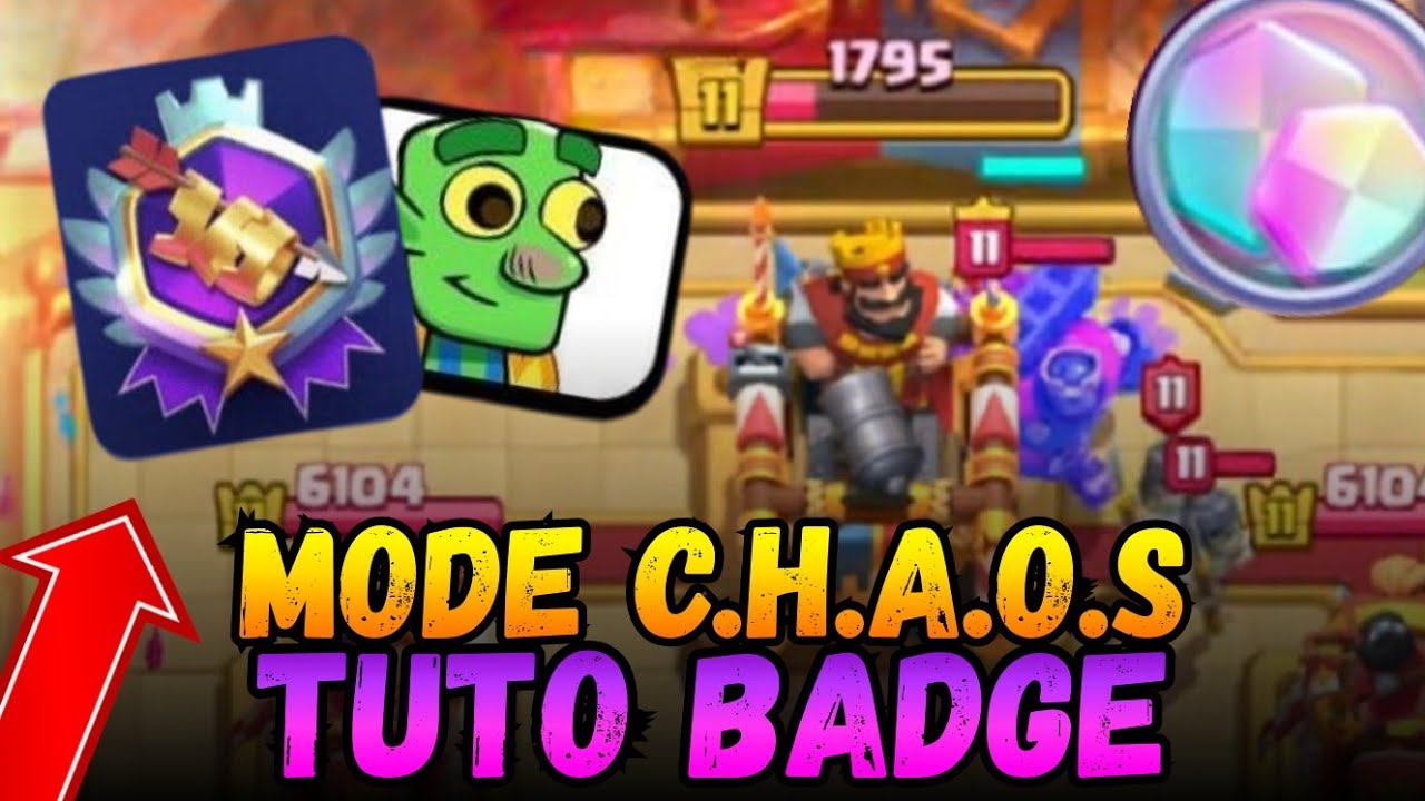 Le MEILLEUR DECK pour AVOIR CE BAGDE FACILEMENT (Mdr) sur Clash Royale !