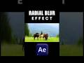 Amazing Radial Blur Effect in After Effects 🔥l Easy Motion Blur Trick | AE Tutorial Telugu
