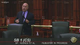 Texas state senators at least 12 hours into filibuster