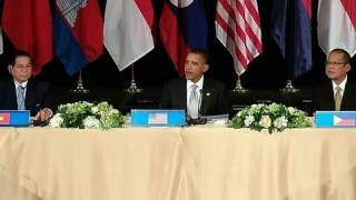 President Obama at Working Lunch with ASEAN leaders