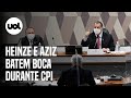 Aliado de Bolsonaro e presidente da CPI batem boca: 'Mentiroso', diz Aziz