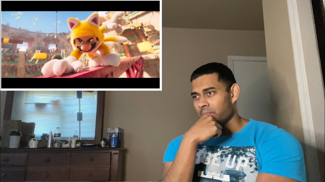 The Super Mario Bros. Movie | Smash Cat Mario Reaction