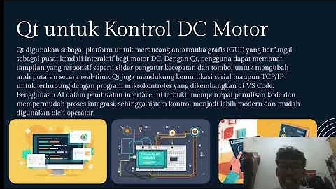 Kontrol Motor DC dan interface QT dengan program AI