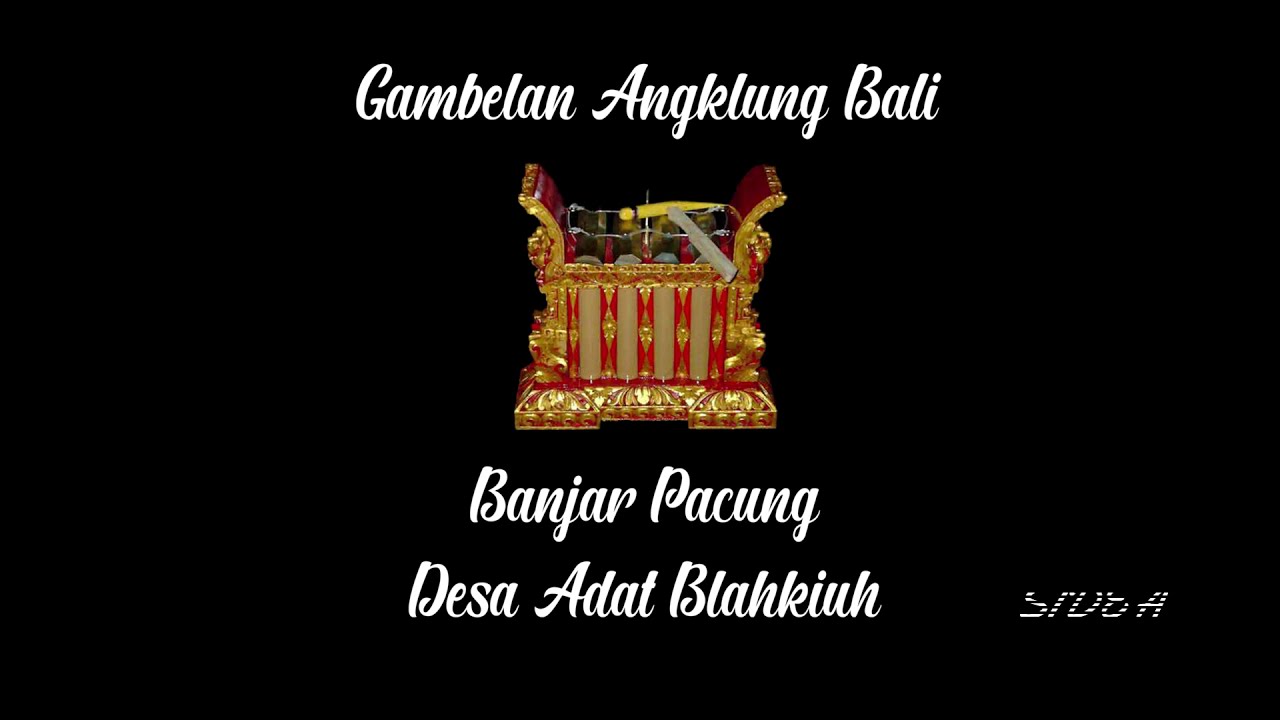 GAMBELAN ANGKLUNG BALI 