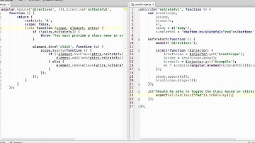 7) Angular/Jasmine, Directive Testing Part I