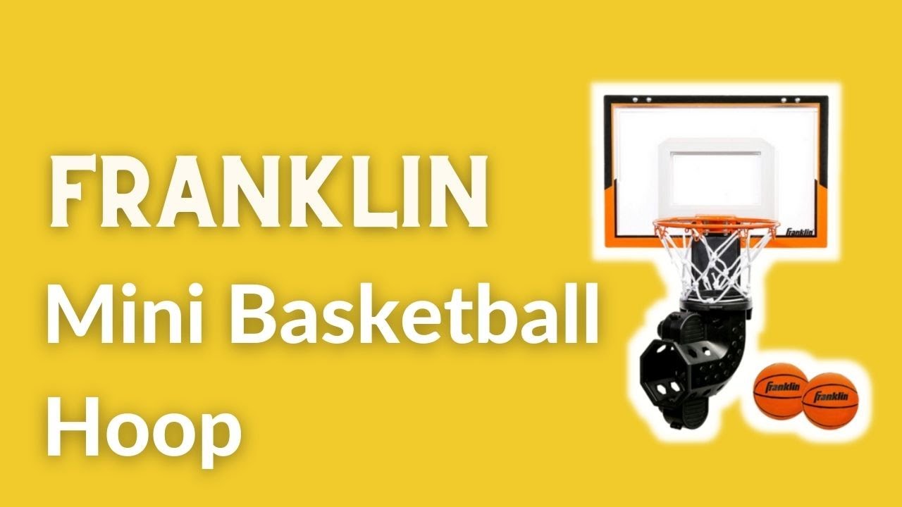 Franklin Sports Over The Door Mini Basketball Hoop - Slam Dunk Approved