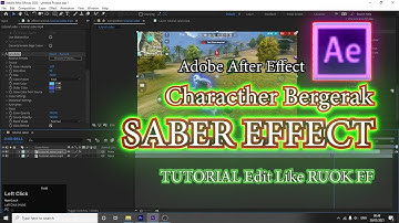 TUTORIAL Character Runing Saber EFFECT edit like RUOK FF ll by Editor RYOFF