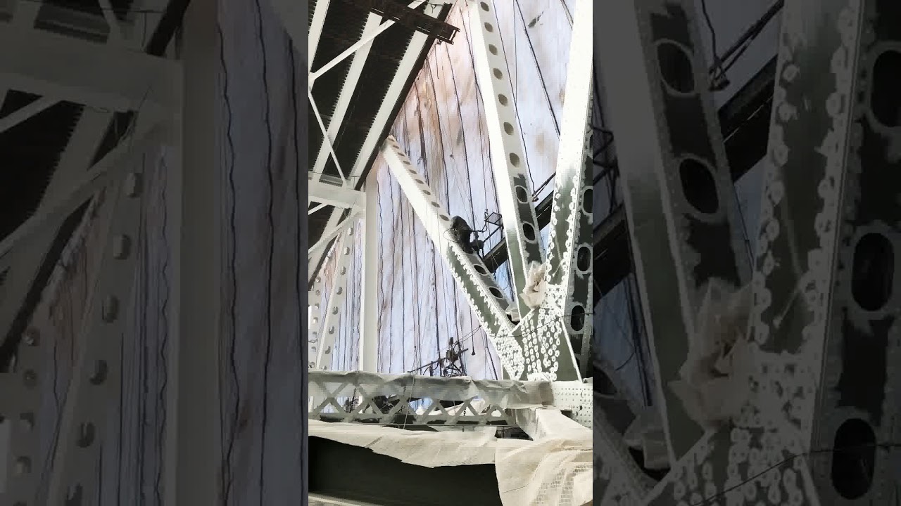 Bridge painting job