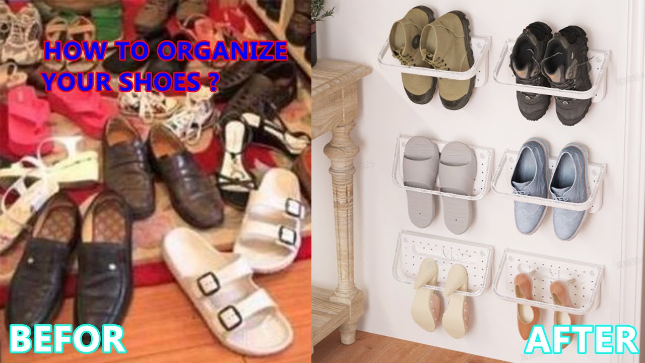 How to Organize Your Shoes - Try Baffect Hanging Shoe Organizer！