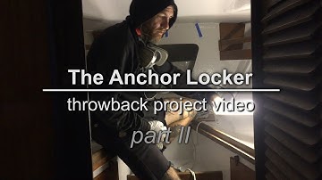 Sailing Vessel Triteia - Building Out The New Anchor Locker on an Alberg 30 - Part 2