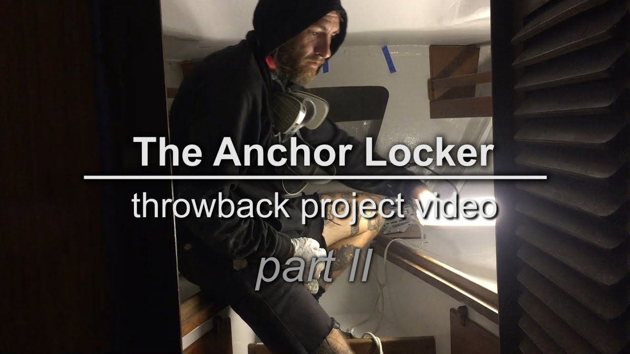 Sailing Vessel Triteia – Building Out The New Anchor Locker on an Alberg 30 – Part 2