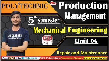 #26 Production Management ( PM )  Mechanical engineering 5th Semester Class / Upbte / Govind Sir