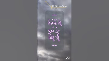 سورة النساء الايه 116-118