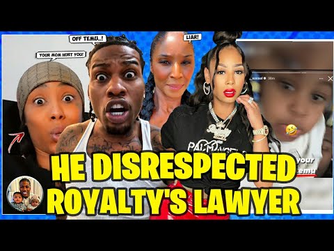 Royalty goes off at Cj so cool for talking tra$h at her lawyer he