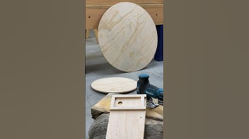 Jig Saw Circles: Easy DIY Circle Cutting Jig #woodworking #diy #jigs #woodworkingjig