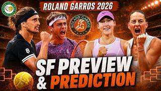 Saba Shock Defeat Italian Finalist Secured  Roland Garros 2026  Semi Final Preview U0026 Predictions