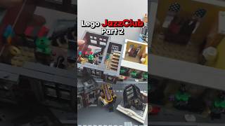 Lego Jazz Club stopmotion Part2. sewing machine. #lego #speedbuild #modular #toys