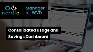 Consolidated Usage and Savings Dashboard in Nerdio Manager for Enterprise