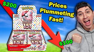 Japanese Pokemon Card 151 Reprint CONFIRMED! Prices Tank Overnight