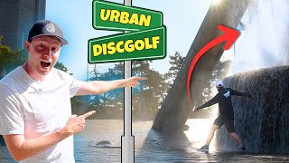 We played disc golf in downtown Detroit!?