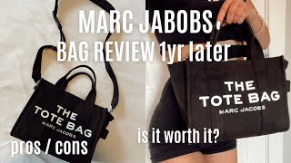 Marc Jacobs Tote Bag 1 Month Review, what fits inside, mod shots