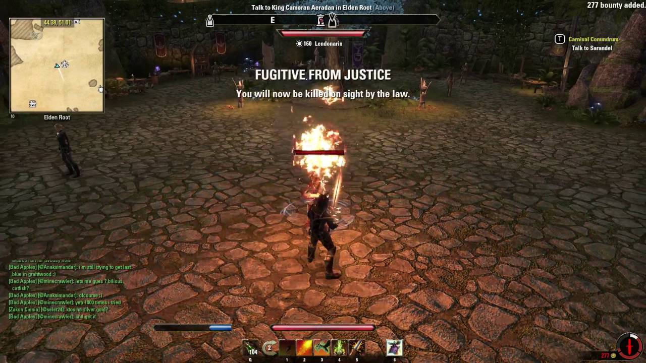 ESO Serial Killer Achievement + Fugitive from Justice status YouTube
