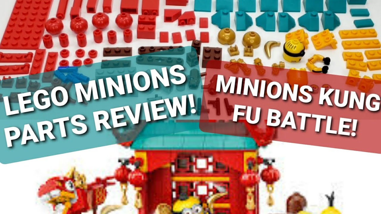 LEGO MINIONS 2021 PARTS REVIEW! Minions Kung Fu Battle! Lego set 