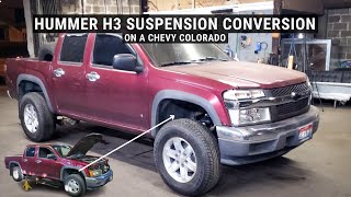 HUMMER H3 Suspension Conversion on A Chevy Colorado