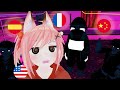 An american that speaks chinese spanish  french vrchat