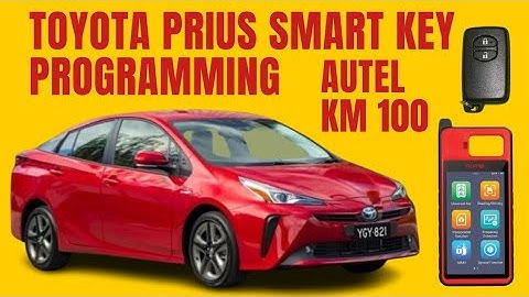 Toyota Prius smart key programming | Autel KM 100 | Immobilizer key | All key lost 