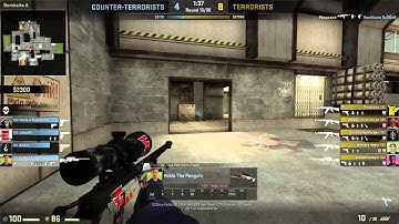 #1 Quick 1v4 Clutch (CS:GO Highlight)