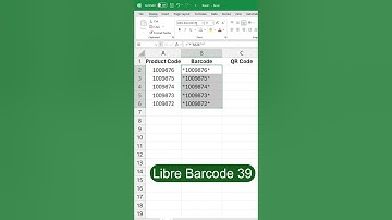Generate Barcodes & QR Codes in Excel FAST!