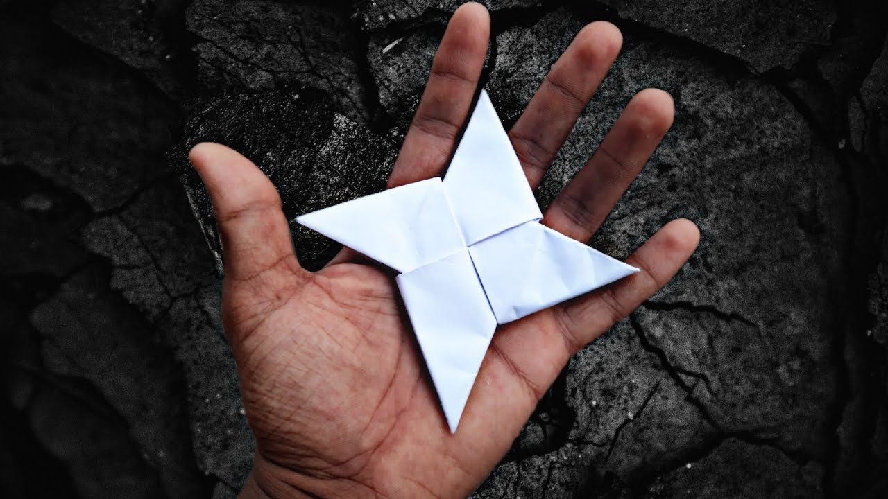 Ninja Star | DIY | How To Make a Paper Ninja Star - Origami | TRICKPERIMENTS |