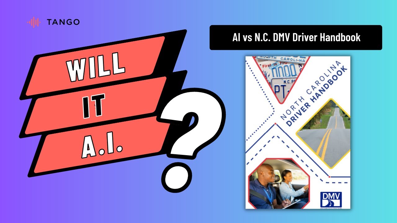 Will it AI? AI vs the NC DMV Driver Handbook YouTube