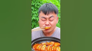 Thumbnail of mukbang | Songsong and Ermao eat by luck, it's so funny! | eating mukbang | chinese food | funny