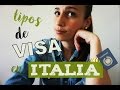 TIPOS DE VISA PARA ENTRAR EN ITALIA  / TIPOS DE VISADO