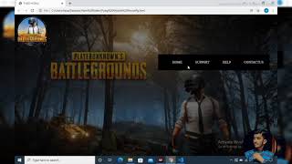 Pubg Home Page Design With Html & Css