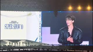 Super Show 10 - Taipei D1 - 14/11/2025 - Donghae ment