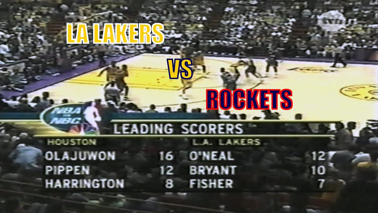 LA LAKERS vs ROCKETS 28/02/1999 PL – druga połowa meczu