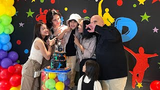 SERU!!! EMILIANO \u0026 ANNISA KAILA DATANG SAAT ULANG TAHUN ARMANDO KE 6 DI BOUNCE STREET