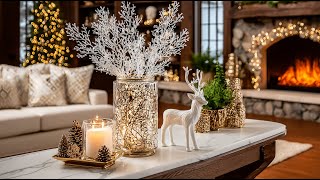 2026 Beautiful Christmas Entryway Makeover | Elegant Small Space Decor for Cozy Winter Looks