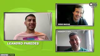 Paredes: "My dad told me I was going to be the national team's number 5, I told him he was crazy"