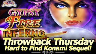 Gypsy Fire Inferno Slot Machine - Hard to Find Sequel for Throwback Thursday, Double or Nothing!