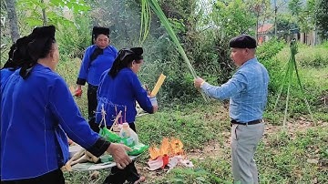 Thầy tào Dương làm lễ qua lầu cách ma tương, ma đói. Lễ chuộc hồn giải hạn tại nhà then Hồng P18