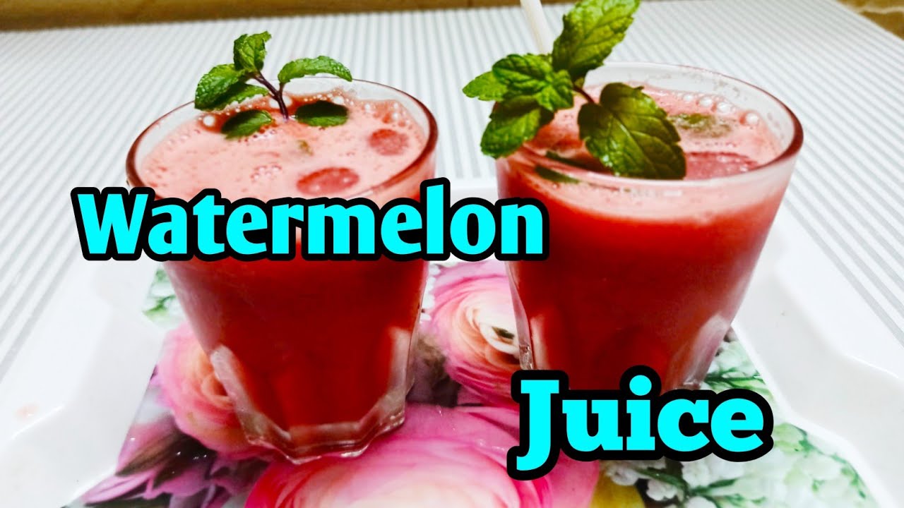 How to Make Watermelon Juice🍉🍉🍉🍉 / in Hindi 2020 YouTube