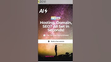 Building Website in Minutes with Devi AI